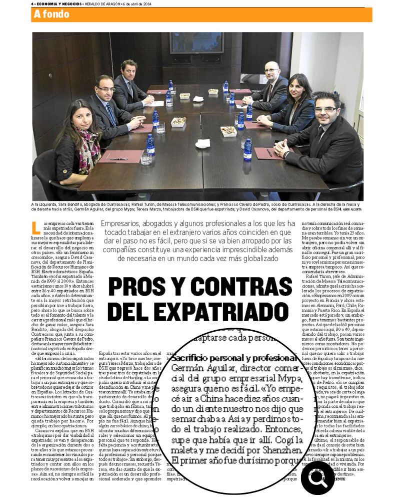 Germán Aguilar en Heraldo