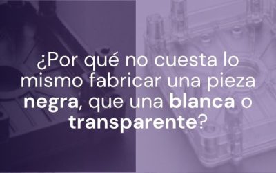 Por qué el color cambia el coste de fabricación de una pieza